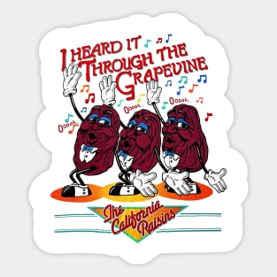 The California Raisins - I Heard It Through the Grapevine Sticker